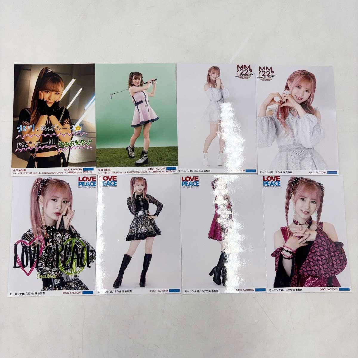 セット] 生田衣梨奈 ピンナップポスター70枚 / 写真8枚 / マイクロ