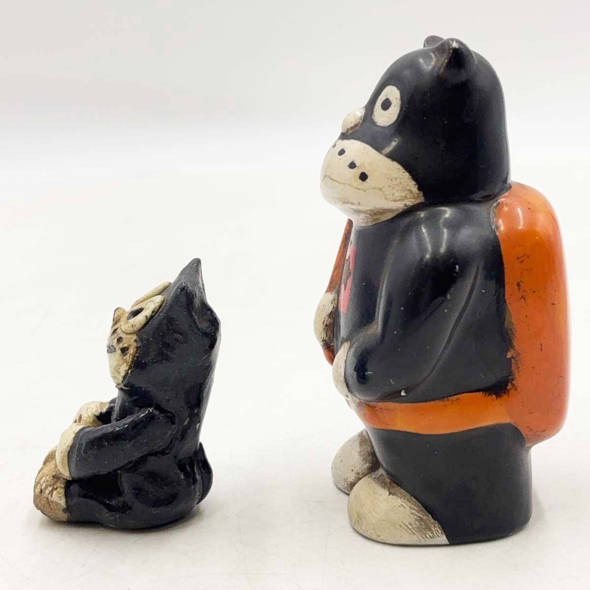 [2体セット] のらくろ 陶器 置物 二等兵 当時物 昭和 レトロ 2体セット] のらくろ 陶器 置物 二等兵 当時物 昭和 レトロ 【公式通販】