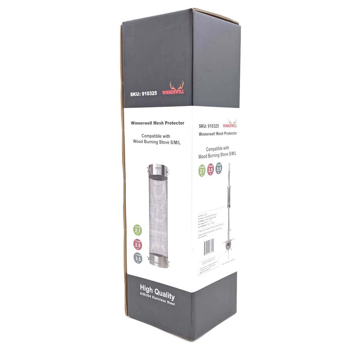 ☆未使用　Winnerwell ウィンナーウェル　薪ストーブ煙突ガード　Mサイズ 未使用】WINNERWELL ウィンナーウェル 薪ストーブ専用 メッシュテント