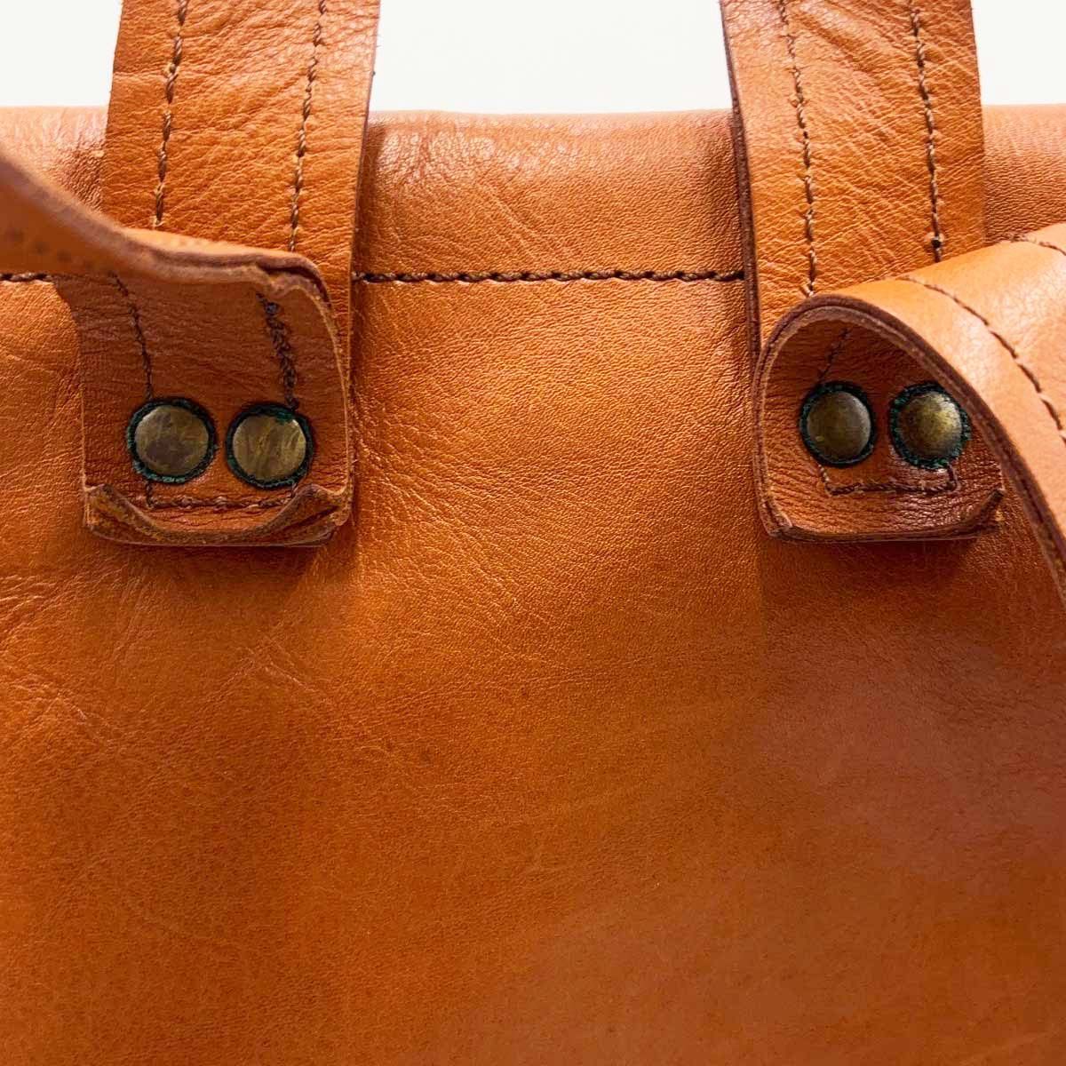 Stitch ステッチ 本革 レザー リュック バッグ キャメル Stitch ステッチ 本革 レザー リュック バッグ キャメル - メルカリ
