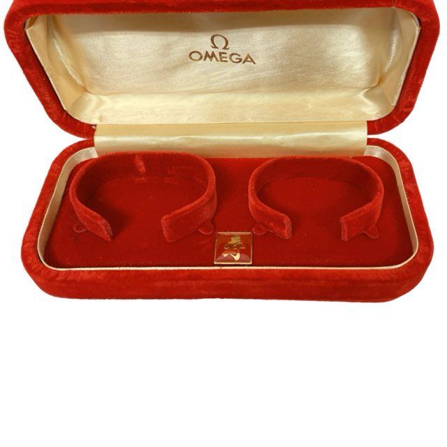 OMEGA オメガ 純正ヴィンテージ空箱 赤 時計ケース 10個 オメガ 時計用 純正 アンティーク ヴィンテージ BOX 箱 箱のみ 空箱