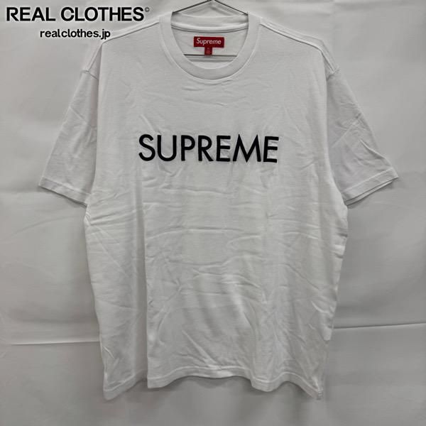 SUPREME/シュプリーム【22AW】Capital S/S Tee Top/キャピタル ロゴ