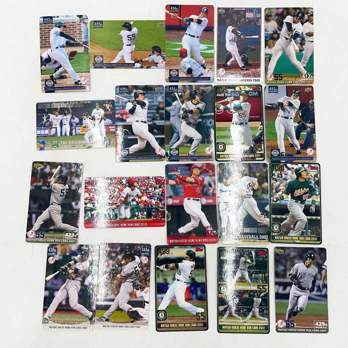 110点セット Upper Deck |Topps |TOHO 松井秀喜 ホームランカード 巨人 ジャイアンツ ヤンキース エンゼルス アスレチックス 金箔 サイン