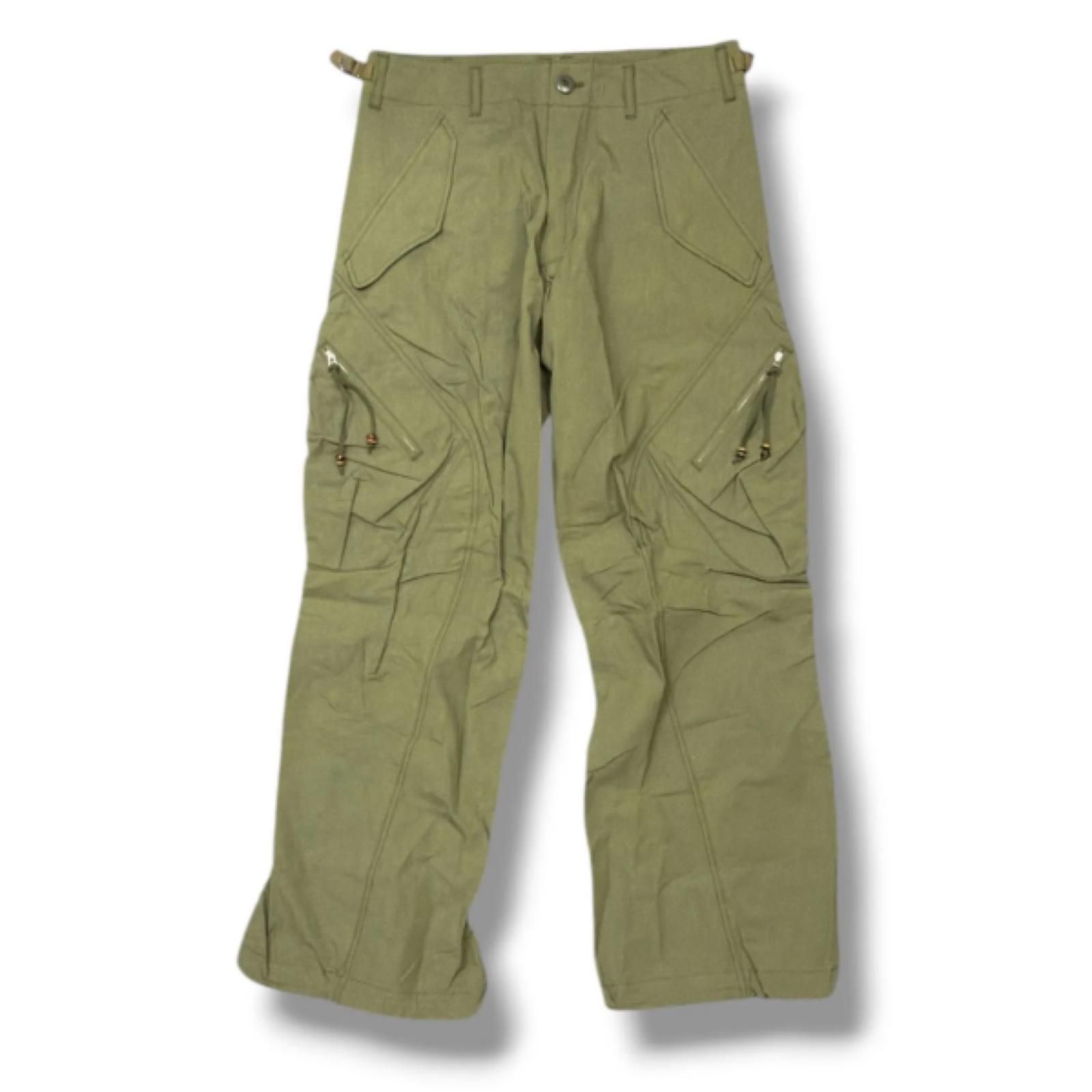 参考上代50600円 未使用 NVRFRGT 24SS 3D TWISTED CARGO PANTS 
