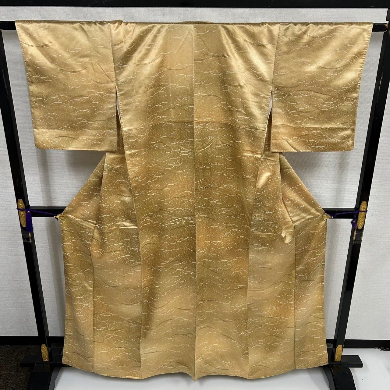 小紋 露芝 叩き染 上品な加工 正絹 着物 MK-1968 - メルカリ