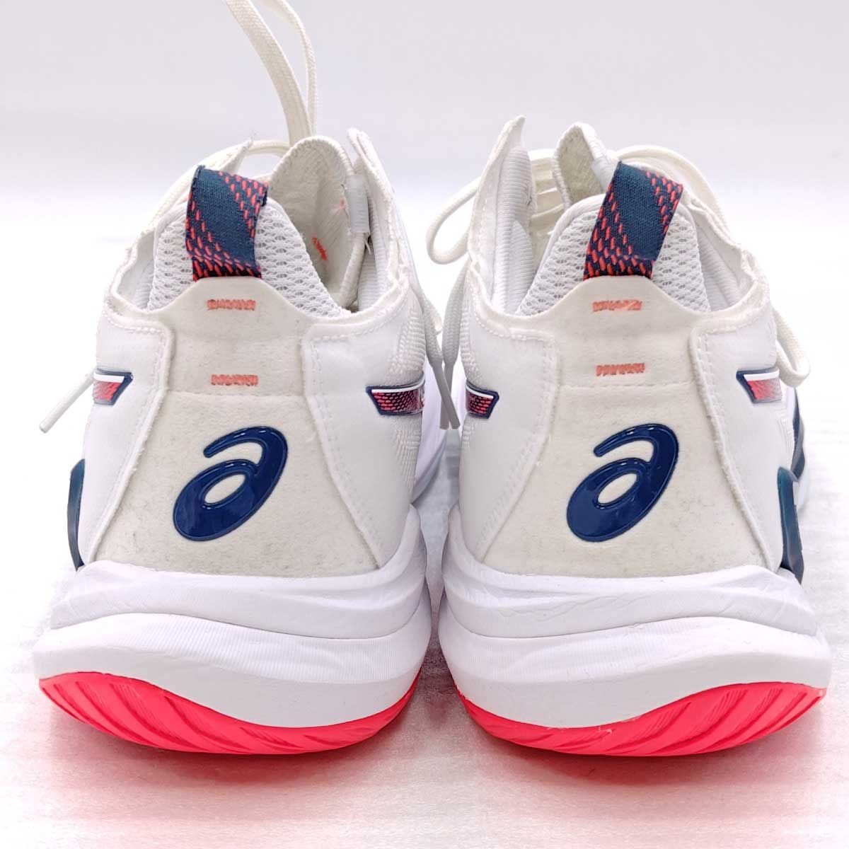 ASICS バレーボールシューズ /メタライズ/ホワイト/ブルー/レッド ASICS バレーボールシューズ /メタライズ/ホワイト/ブルー/レッド