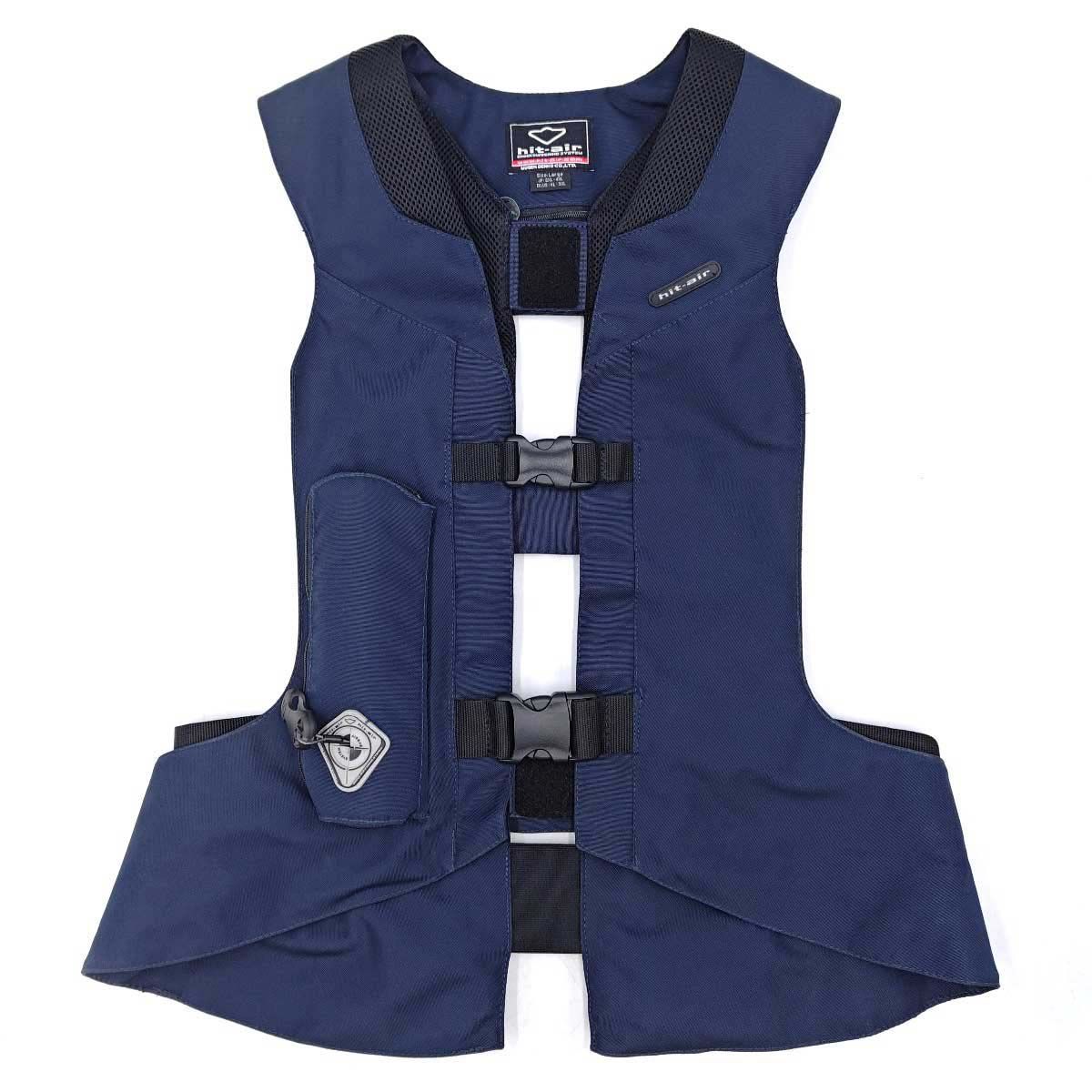 ヒットエアー H-Model H-L 乗馬プロテクター エアバッグ ベスト 2 XL-4 XL ネイビー hit-air