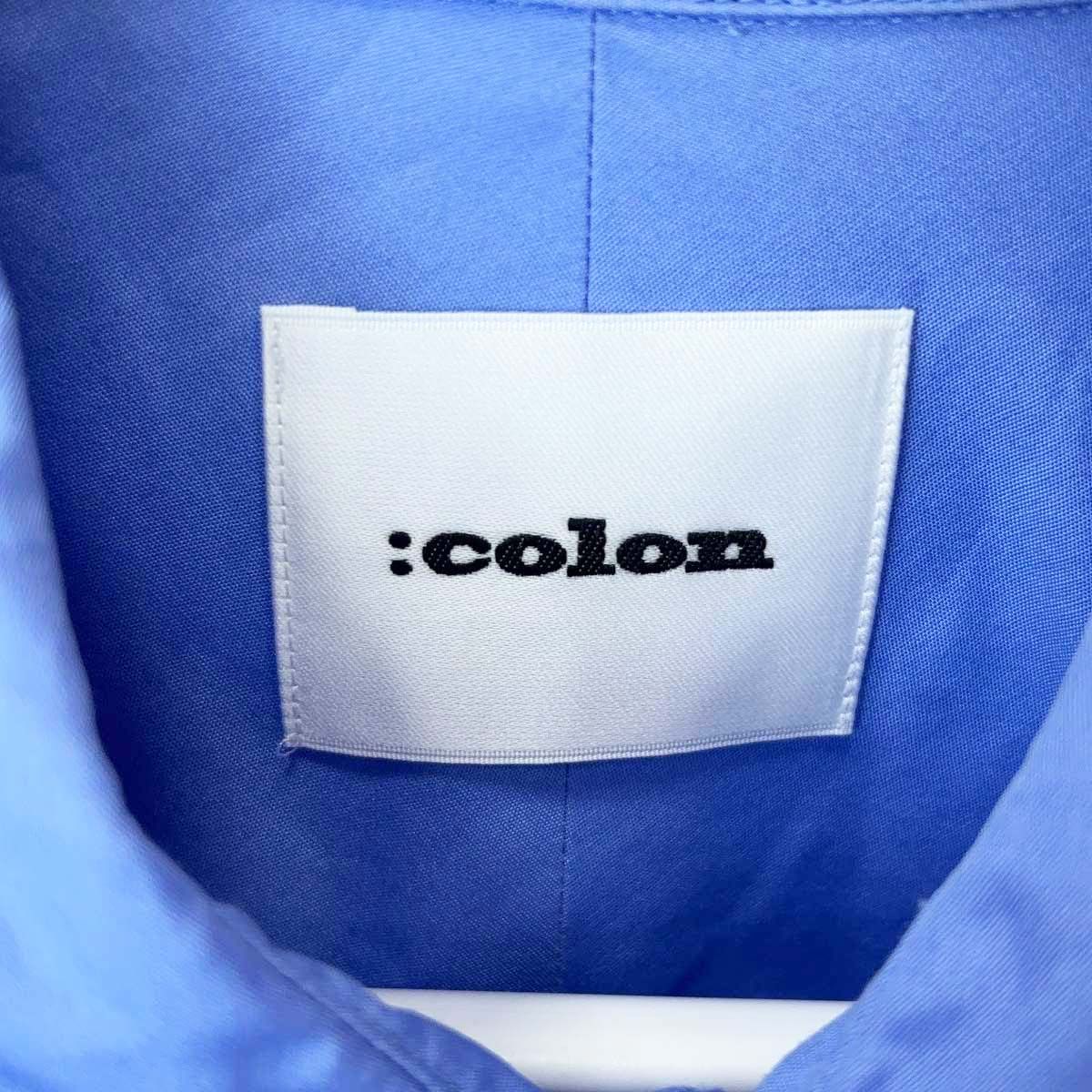 :colon コロン ダブルポケット シャツ 1 ブルー CSH-4 メンズ colon コロン ダブルポケット シャツ 1 ブルー CSH-4 メンズ - メルカリ