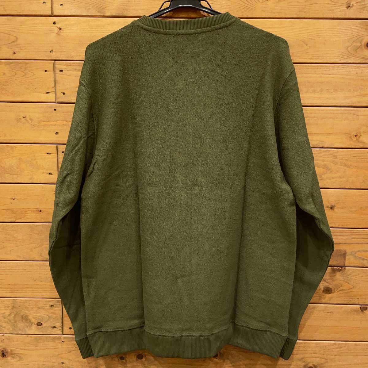 【未使用】BANKS バンクス DASHBOARD FLEECE ダッシュボードデラックスフリース スウェット L グリーン AFL0256 メンズ 未使用】BANKS バンクス DASHBOARD FLEECE ダッシュボードデラックス