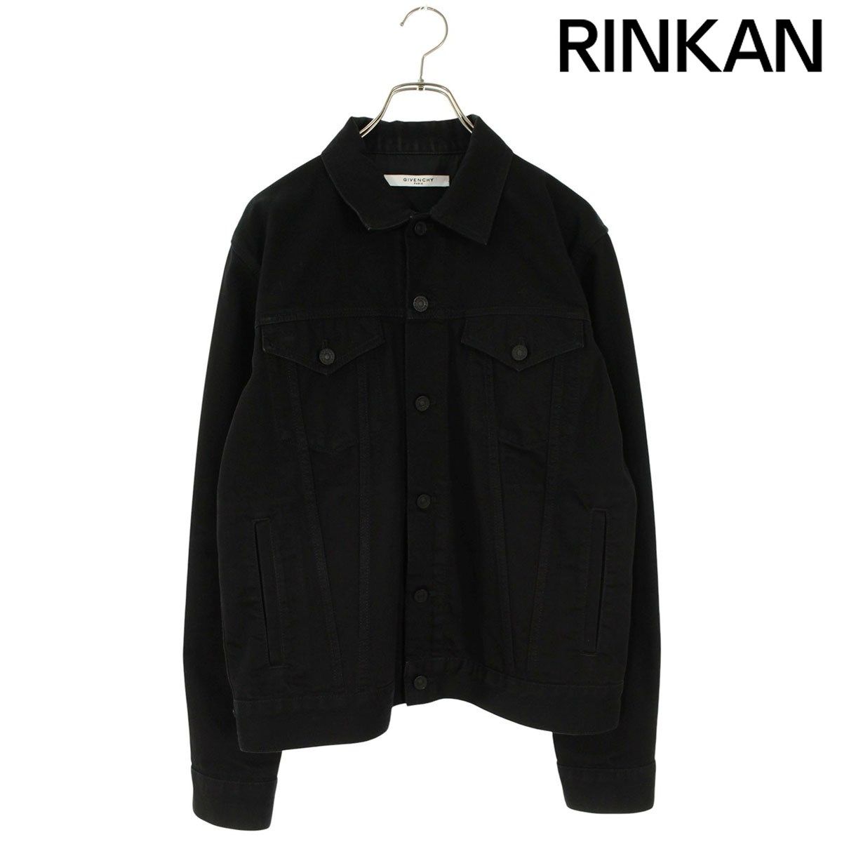 ジバンシィ 19 AW バックロゴプリントトラッカーデニムジャケット メンズ L