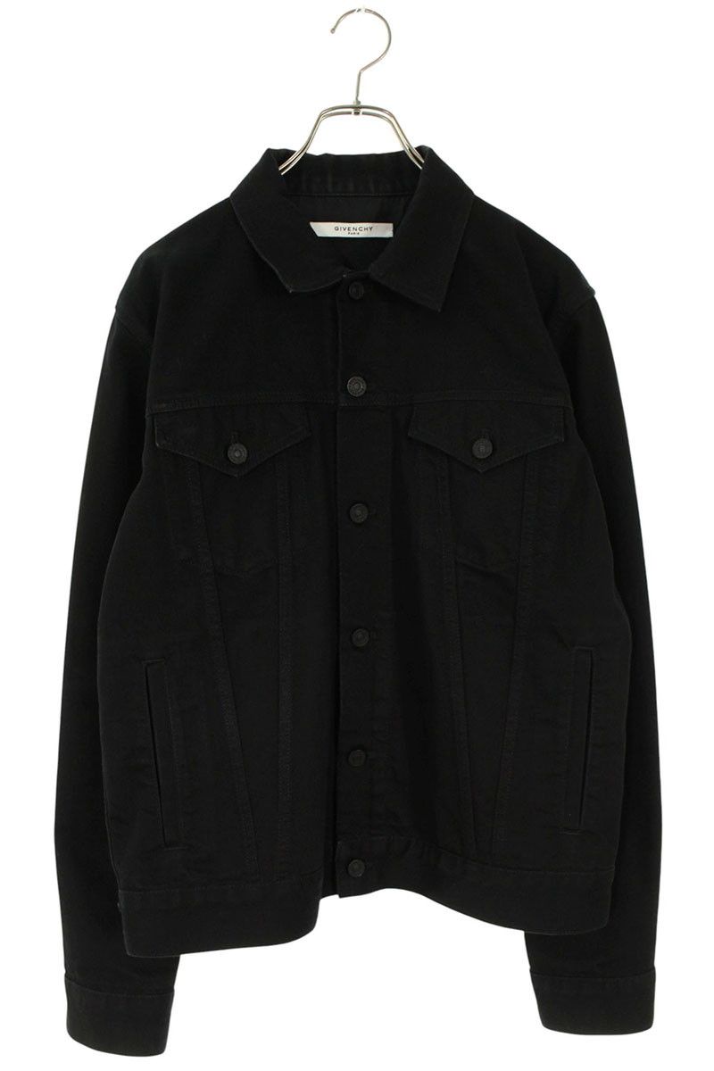 ジバンシィ 19 AW バックロゴプリントトラッカーデニムジャケット メンズ L