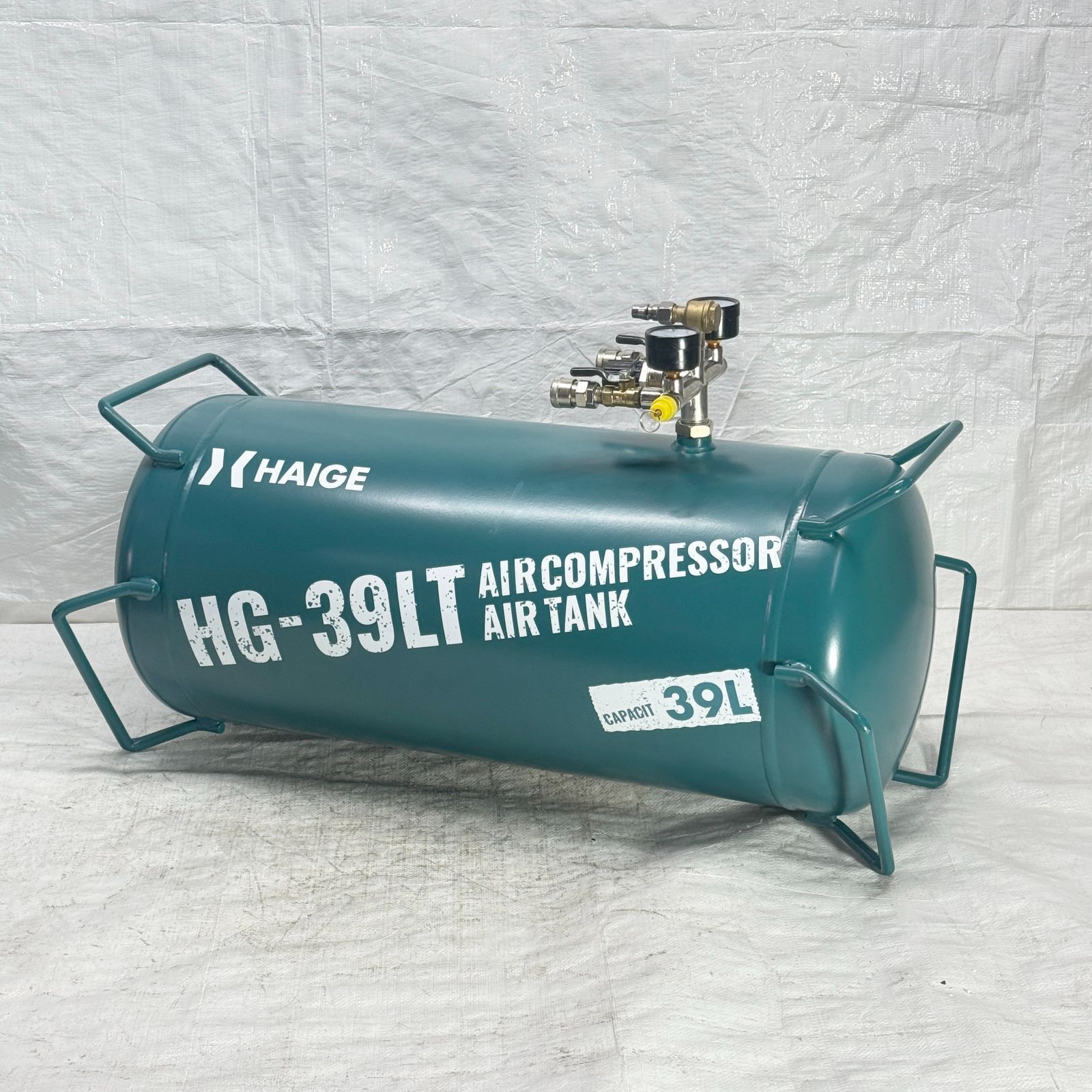 エアタンク スチール製 サブタンク 容量39 L 最大圧力0 9 MPa HG 39 LT 1245 3
