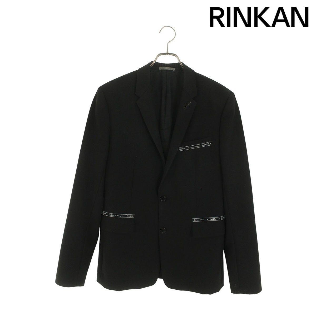 ディオール 833C236X4286 テープロゴ2Bナローラペルテーラード