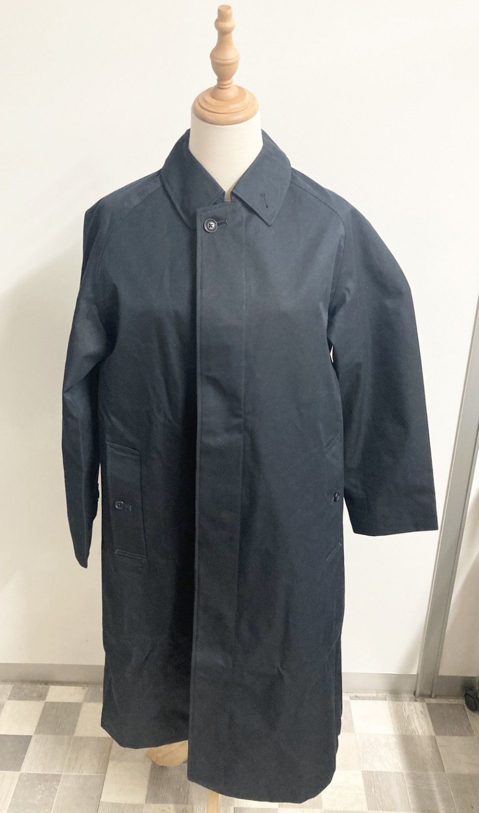 ◇未使用展示品◇ NANAMICA GORE-TEX Balmacaan Coat ネイビー バルマ