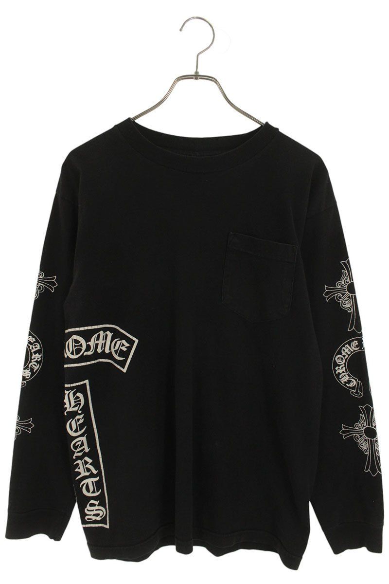 クロムハーツ CH L|S 3 サイドロゴ長袖カットソー メンズ M