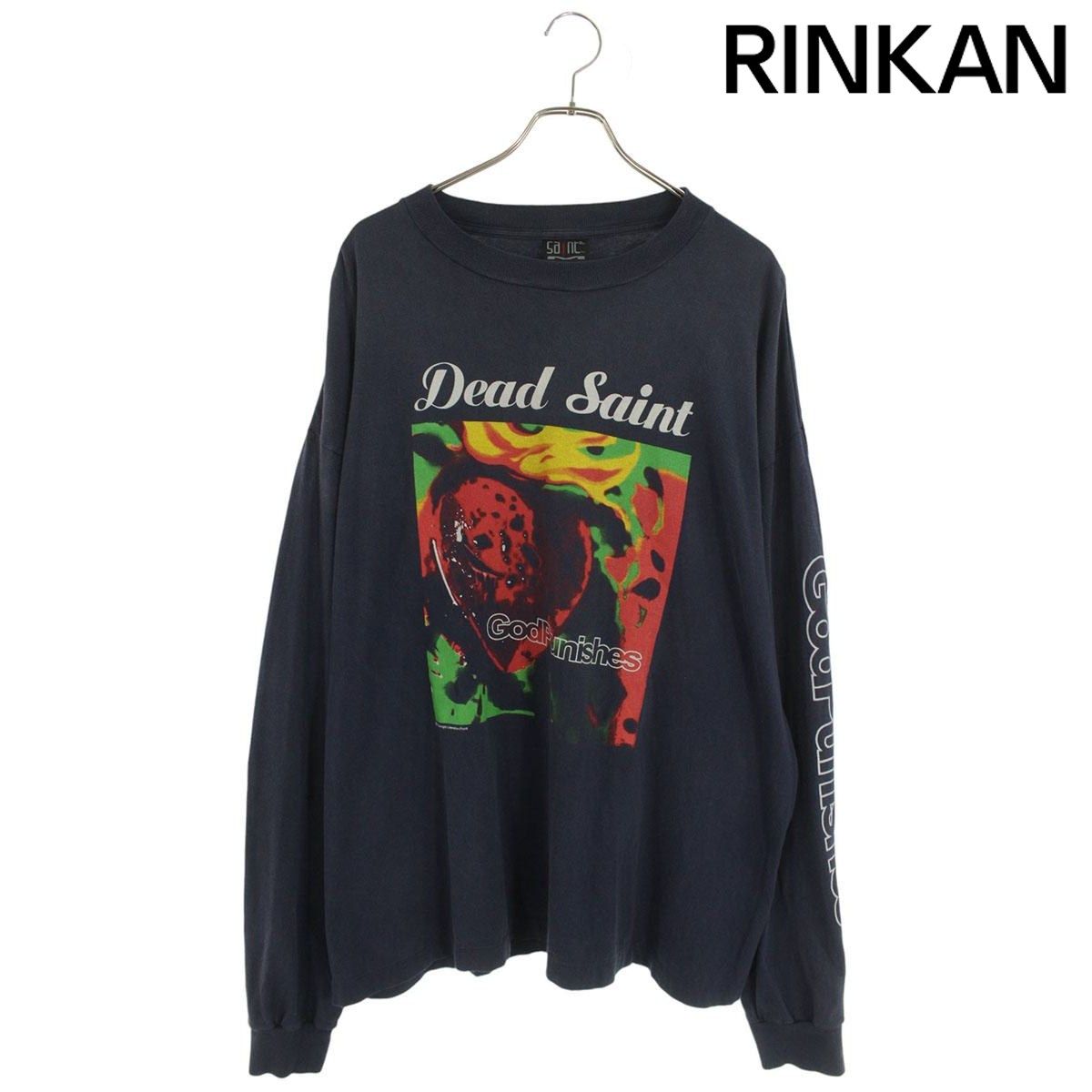 セントマイケル SM YS 1 0000 018 DEAD SAINTプリント長袖カットソー メンズ XXL