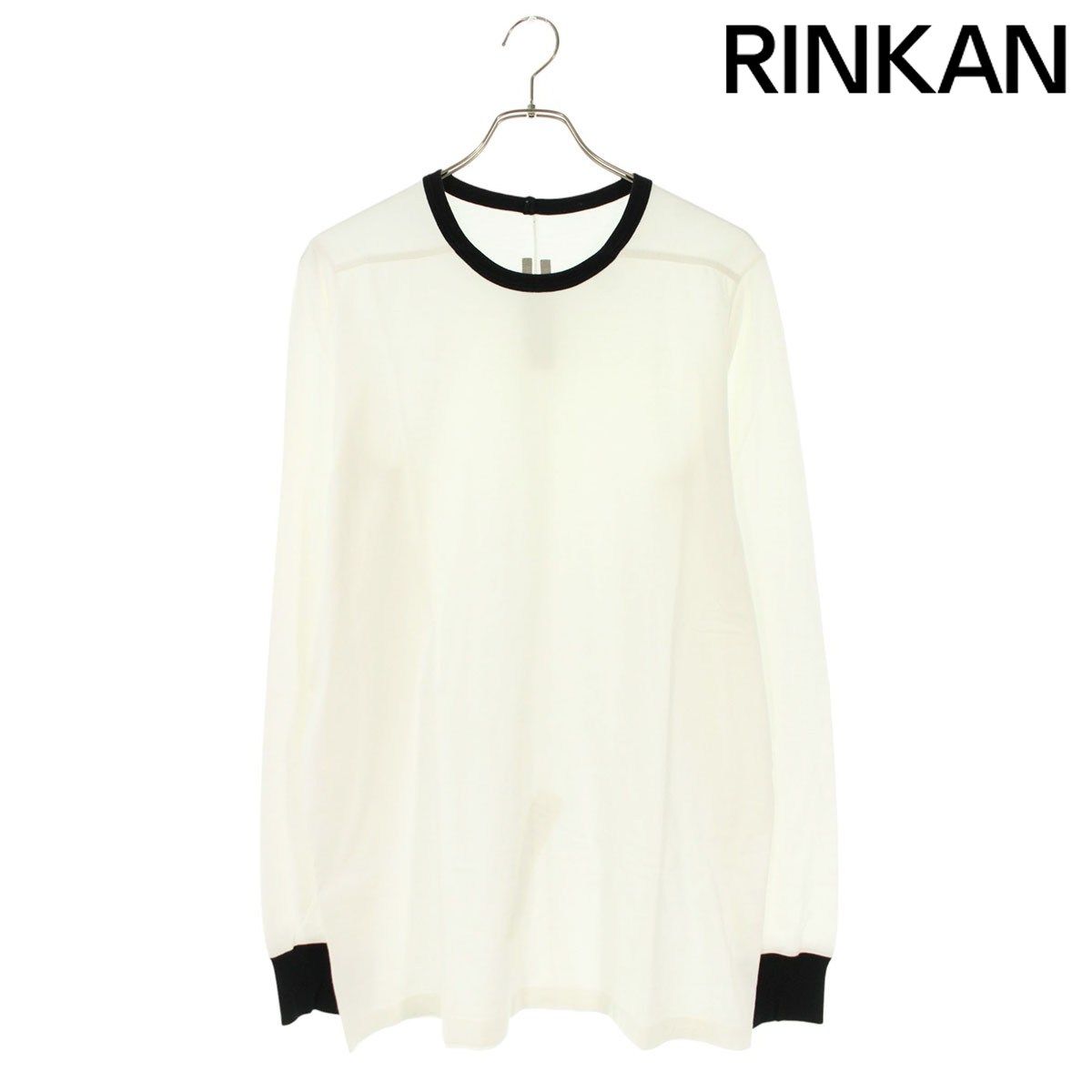 リックオウエンス -JA クルーネック長袖カットソー メンズ L