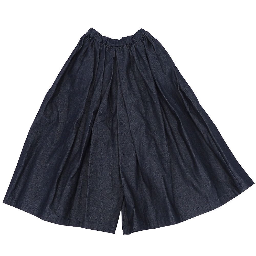 新品 Traditional Weatherwear ギャザードボリュームキュロット デニム 