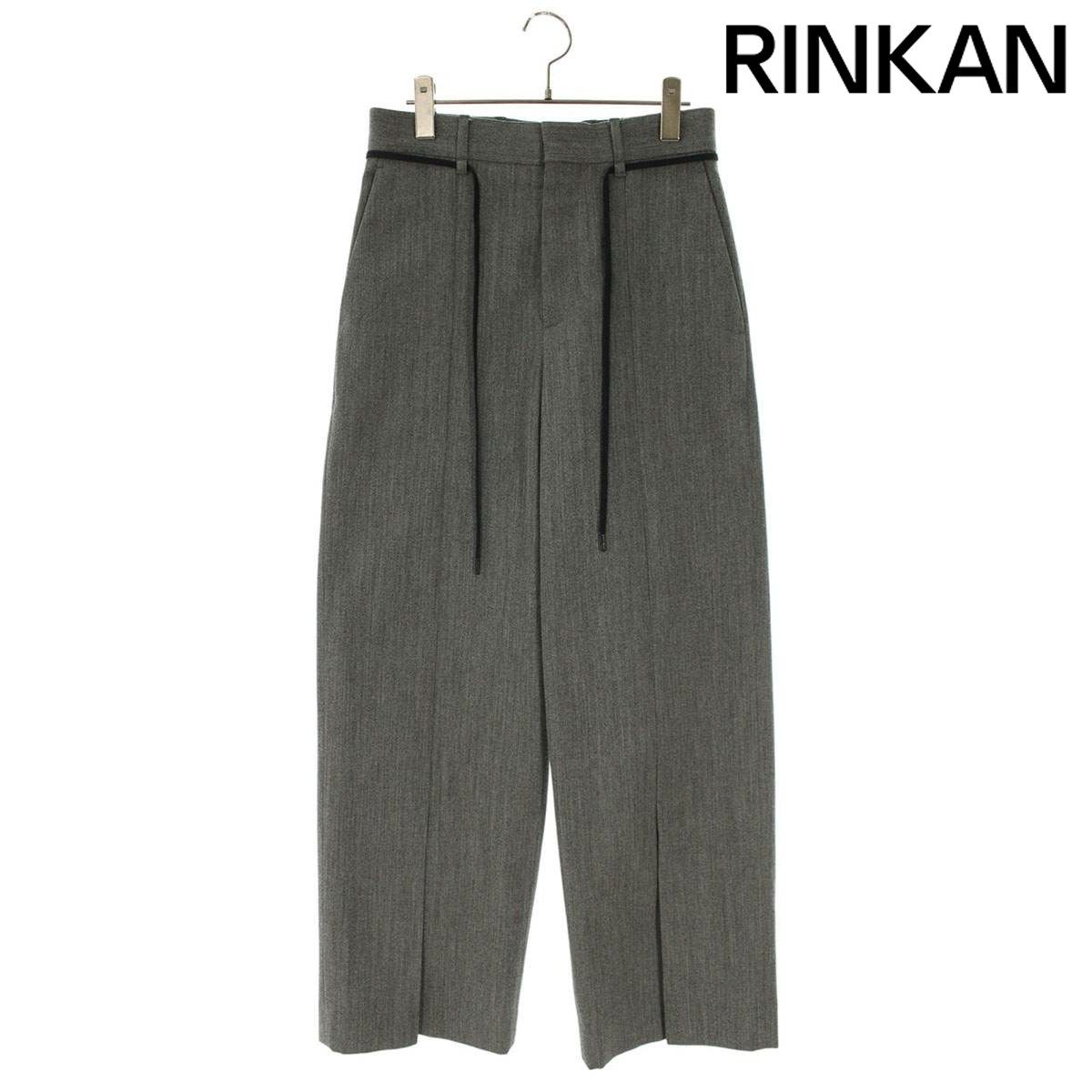 ルイヴィトン 19 AW RM 192 OYA HHP 60 W ドローコードベルトプリーツロングパンツ メンズ 36