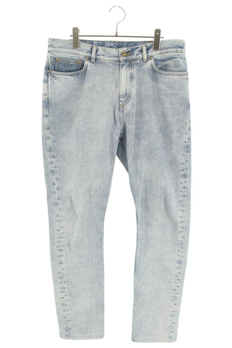 ルイヴィトン 23 SS RM 231 Q LVP HJD 70 W ウォッシュ加工ストレートデニムパンツ メンズ 34インチ