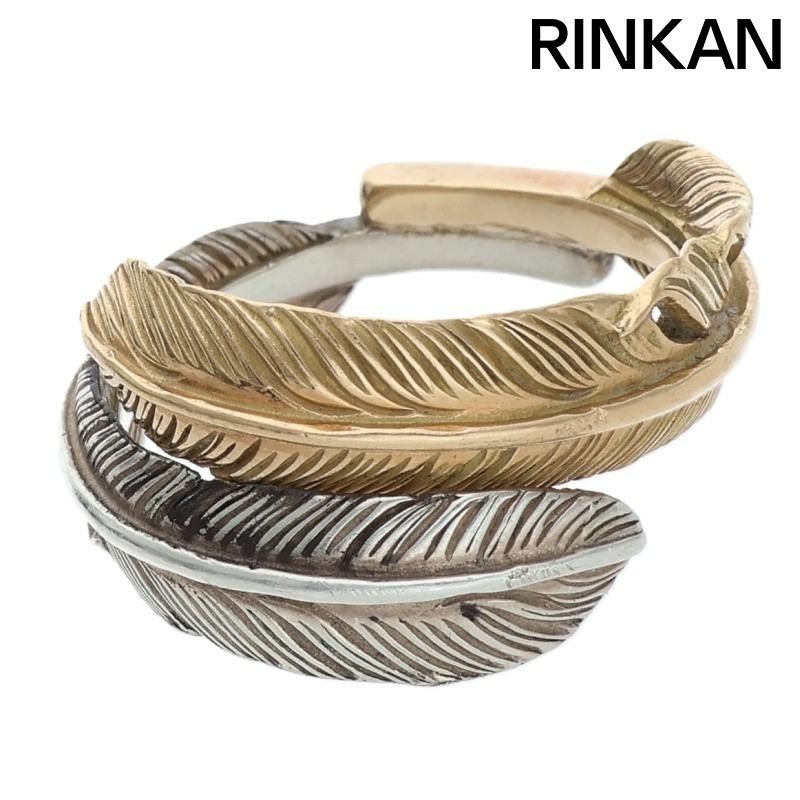 アリゾナフリーダム R-85 f K 18シルバーコンビダブルフェザーリング メンズ 15号