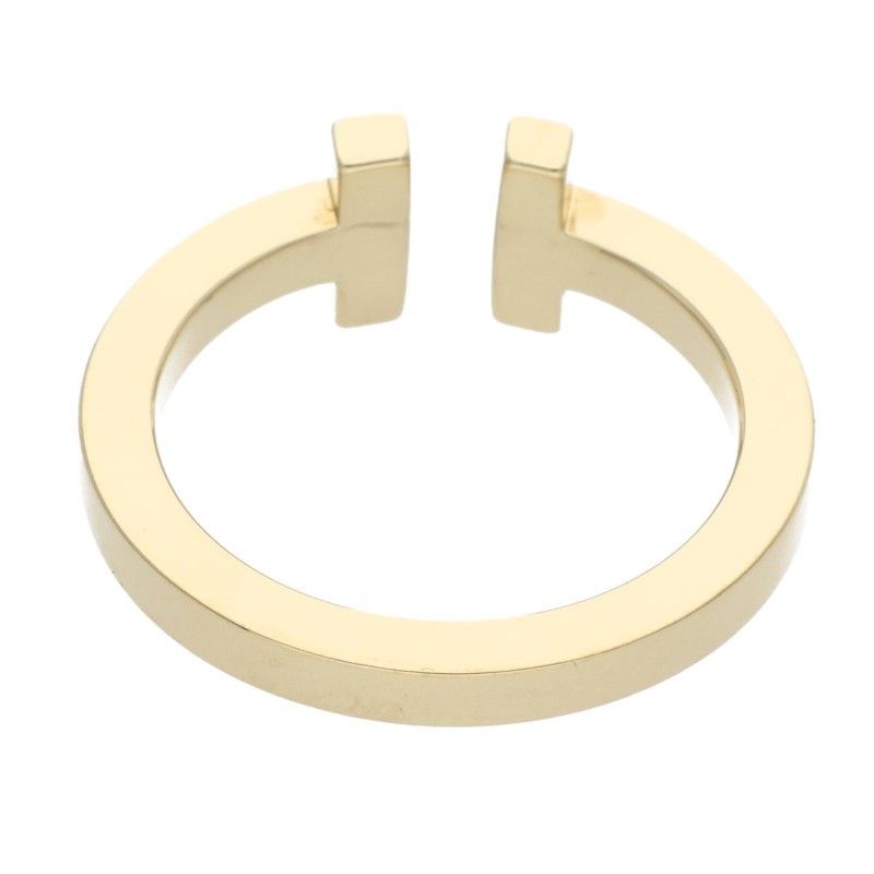  ティファニー Tスクエア K 18 YGリング メンズ 5号 リング 指輪 アクセサリー