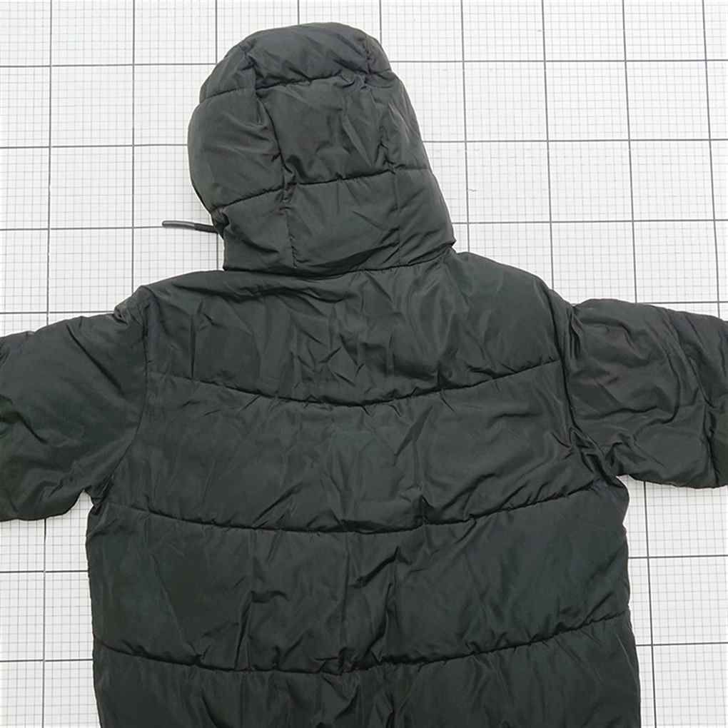 ◇ ⊇ 【ザラ ZARA】中綿 フード付きパフジャケット ブラック系 M