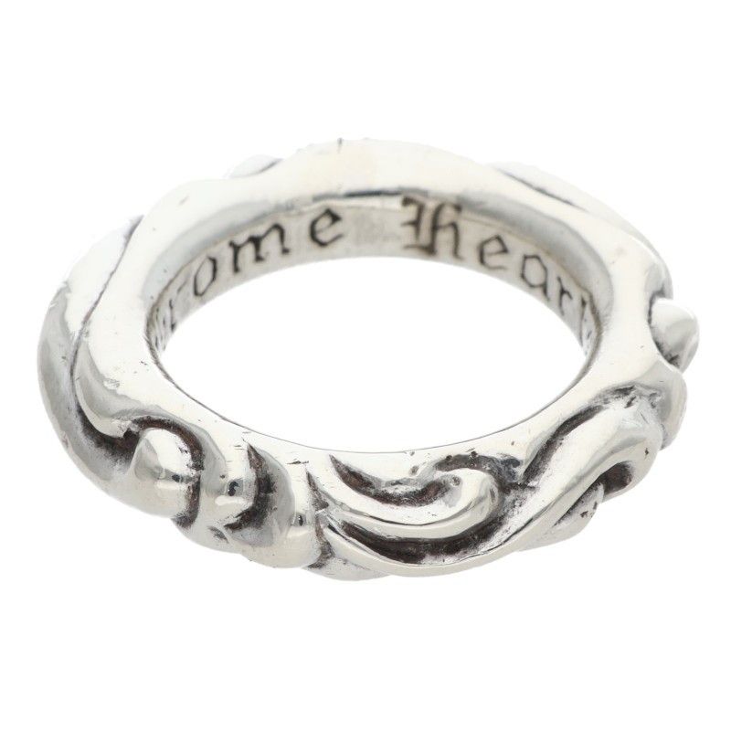 クロムハーツ SCRL BAND|スクロールバンド シルバーリング メンズ 10号