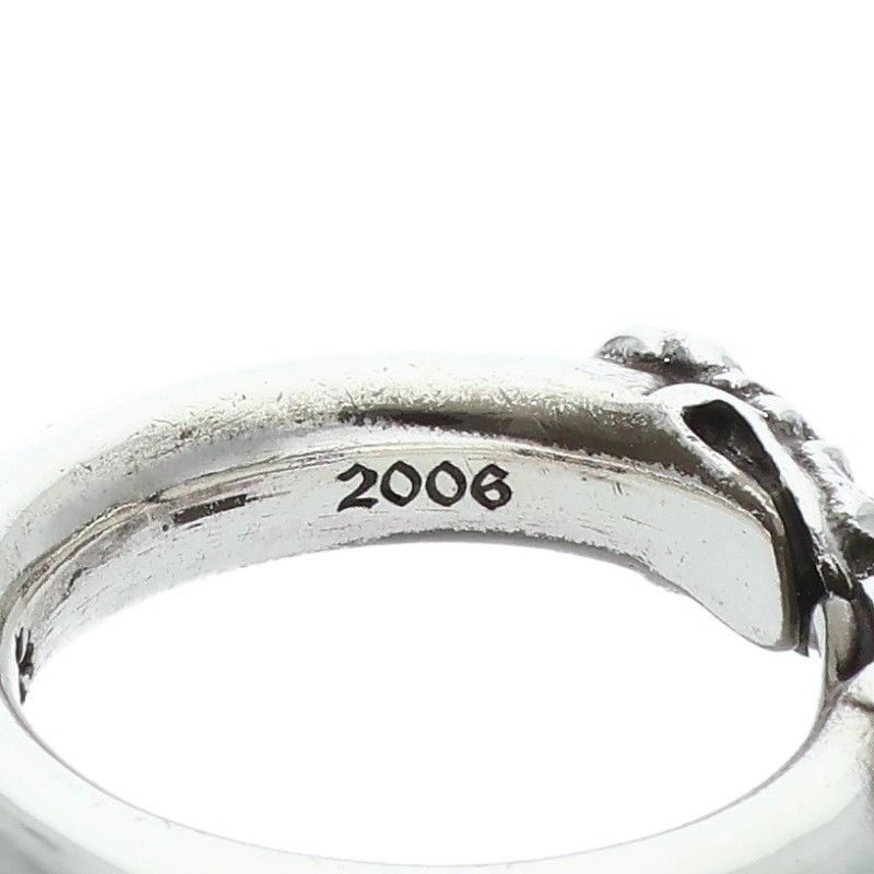 クロムハーツ DOUBLE DOG RING/ダブルドッグ シルバーリング メンズ