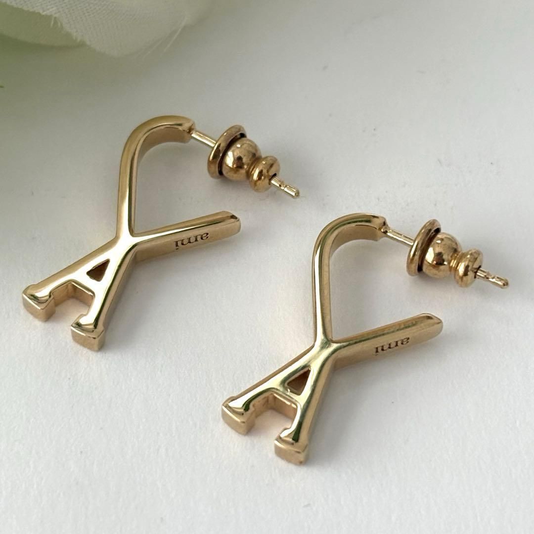 481【アミパリス】ピアス A ゴールドカラー - メルカリ