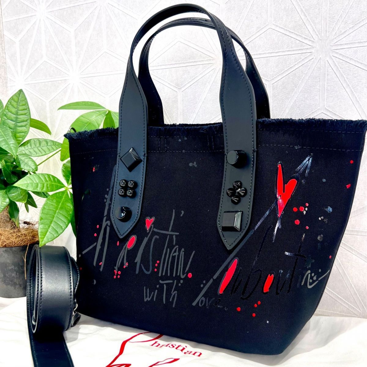 美品 Christian Louboutin /クリスチャンルブタン フランジバス 