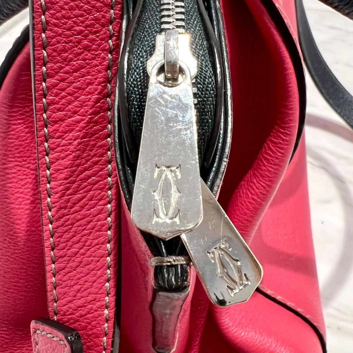 Cartier カルティエ C ドゥ カルティエSM 2WAY ハンドバッグバッグ 