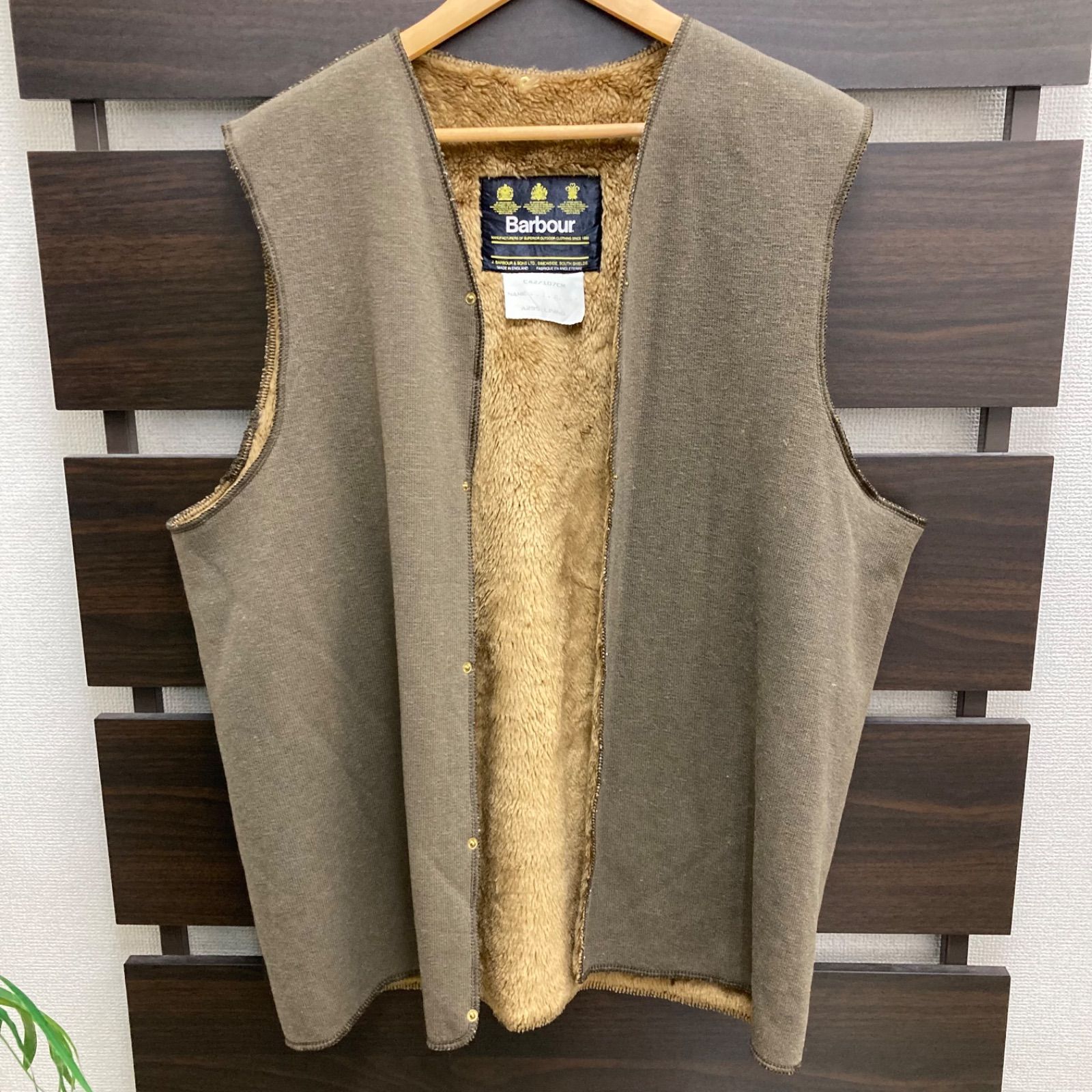 Barbour バブアーライナーファーベスト ボアベスト 42 平塚店 衣料品