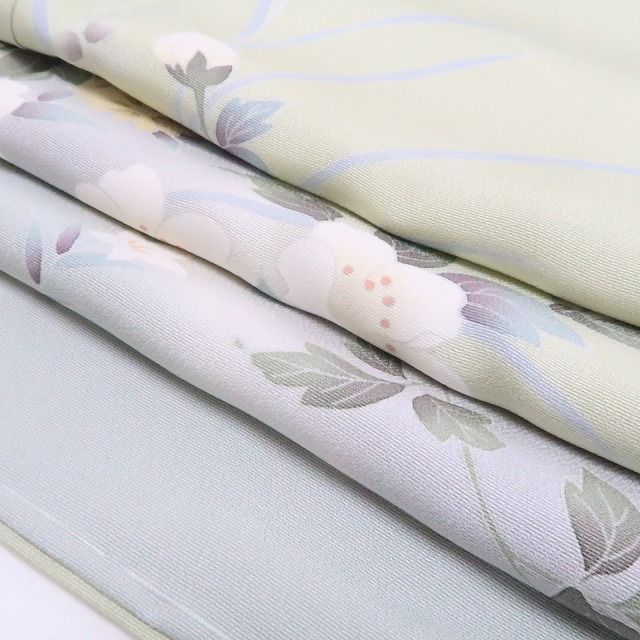 やんやん✾ｍ2220＊美品 正絹 桜 兎 笹の葉 手縫い仕立て 振袖単品 やんやん✾m2220＊美品 正絹 桜 兎 笹の葉 手縫い仕立て 振袖