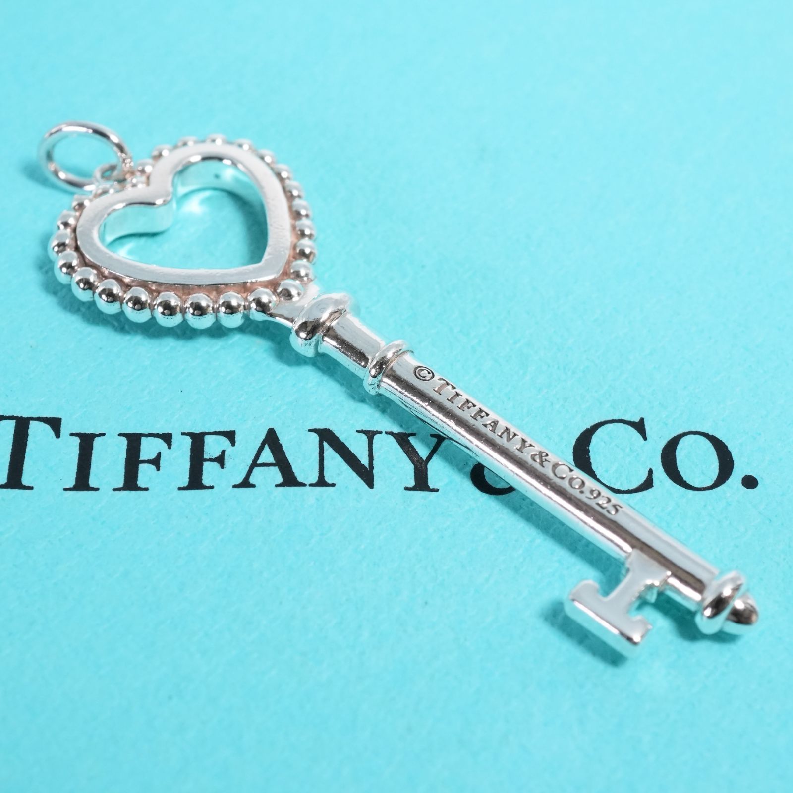 ティファニー ハート エナメル キー ラージ ペンダントトップ/25-2181S
