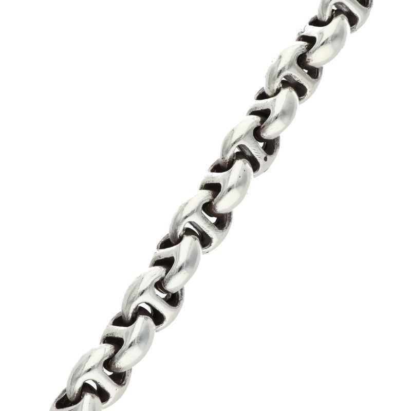 ホーセンブース 10MM OPEN-LINK BRACELET 6ポイントダイヤシルバー