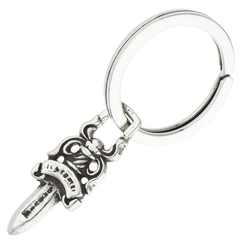 クロムハーツ RNG-No 5 DGGR キーリング 5ダガー シルバーウォレットチェーン メンズ