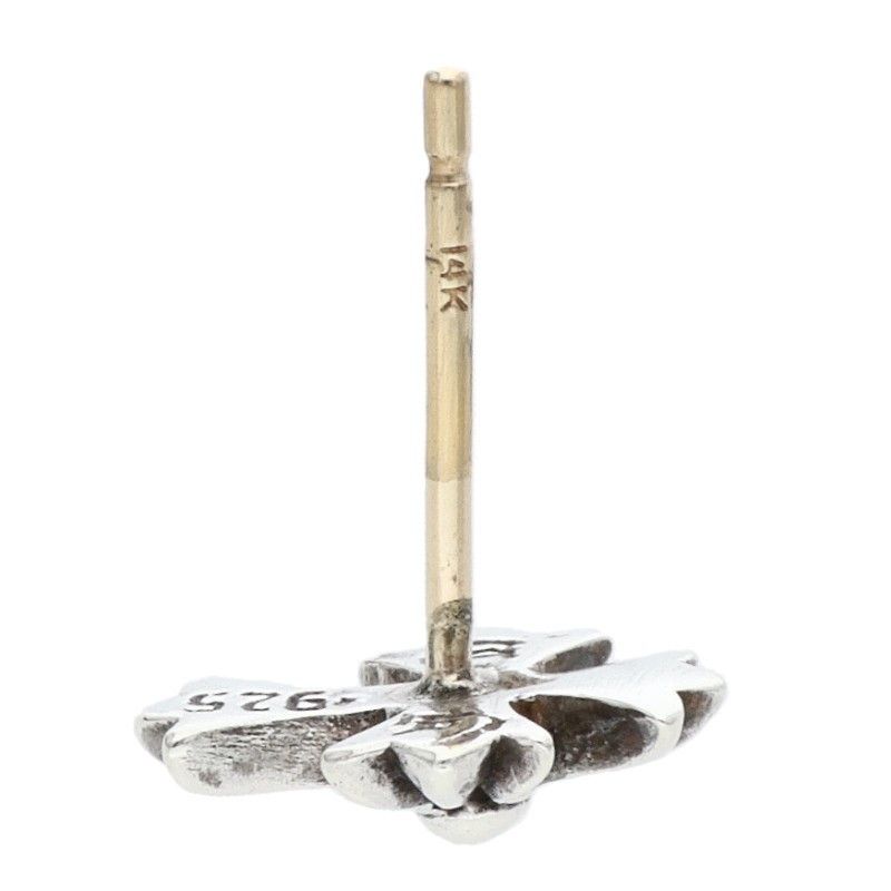 クロムハーツ No2 CH CRS/CHクロススタッド シルバーピアス メンズ