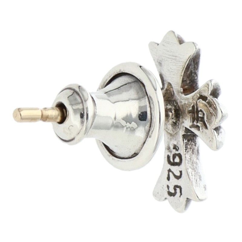 クロムハーツ No2 CH CRS/CHクロススタッド シルバーピアス メンズ