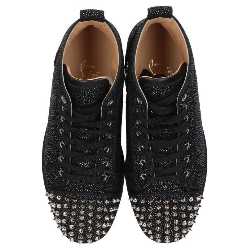 クリスチャンルブタン スパイクハイカットスニーカー メンズ 41 - メルカリ