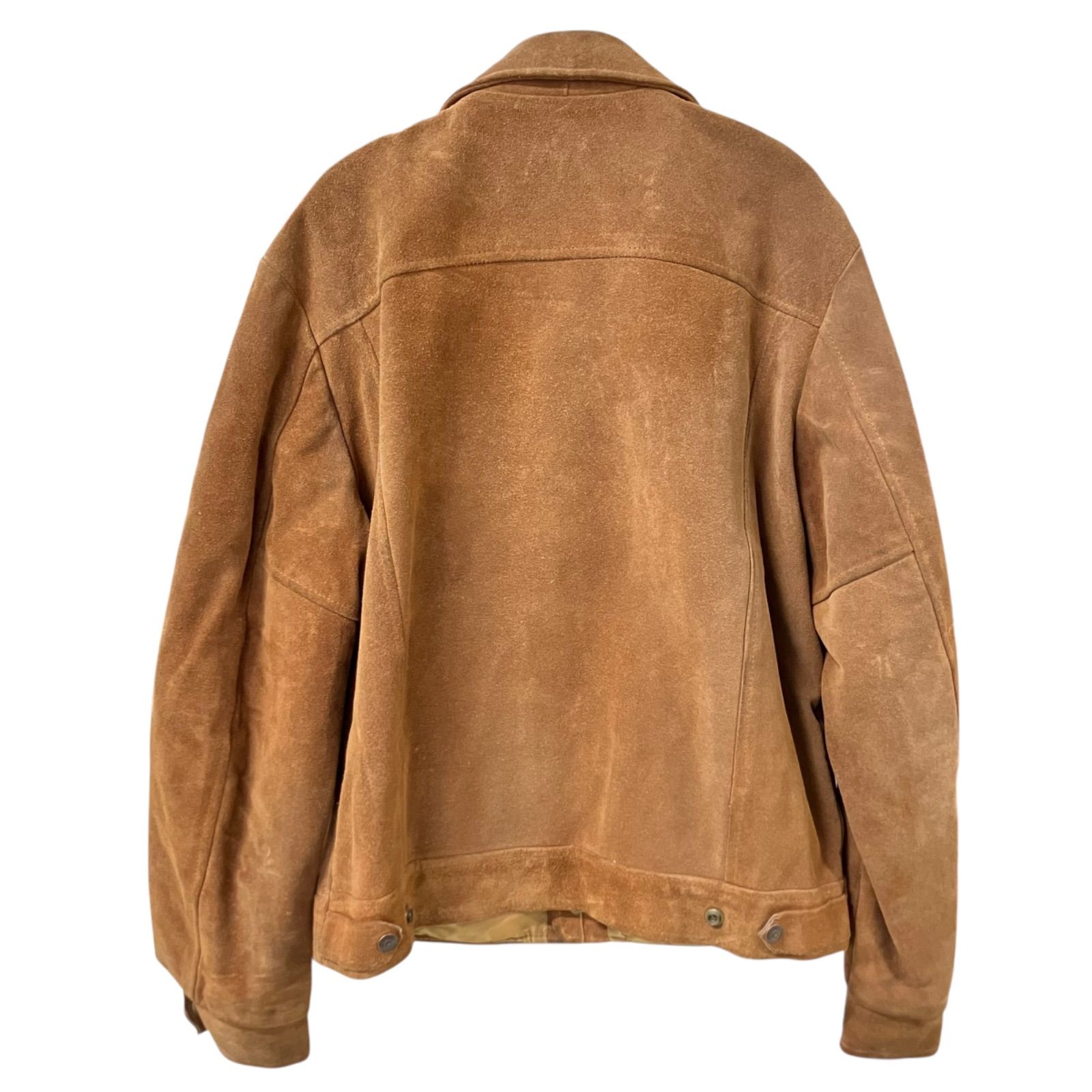 OG 13 Schott スウェードレザー3 rdジャケット ブラウン サイズ42