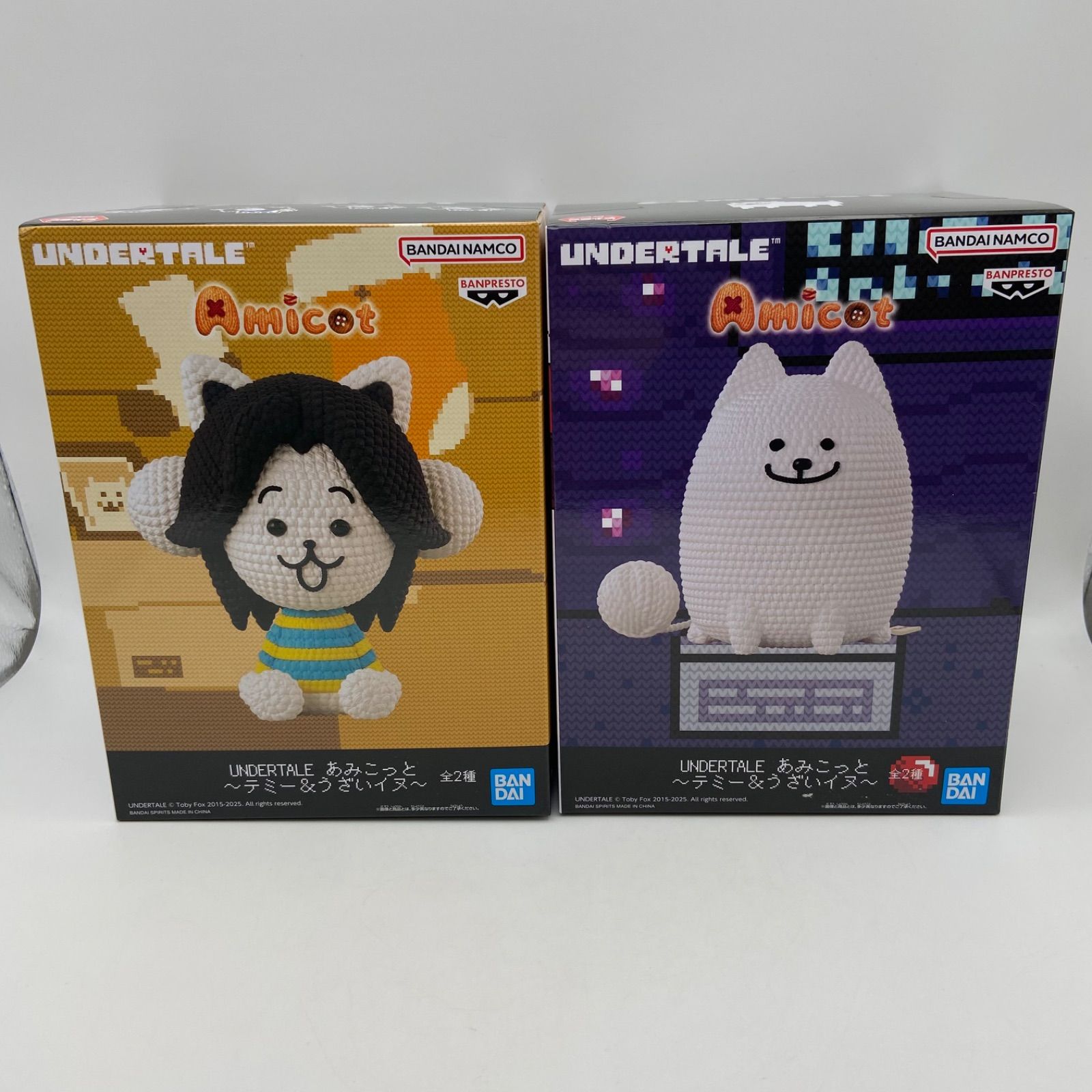 未開封 UNDERTALE 2点セット あみこっと テミー＆うざいイヌ A B