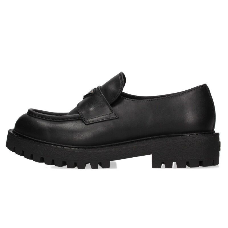 プラダ 2 DE 151 三角ロゴプレートレザーシューズ メンズ 9 5