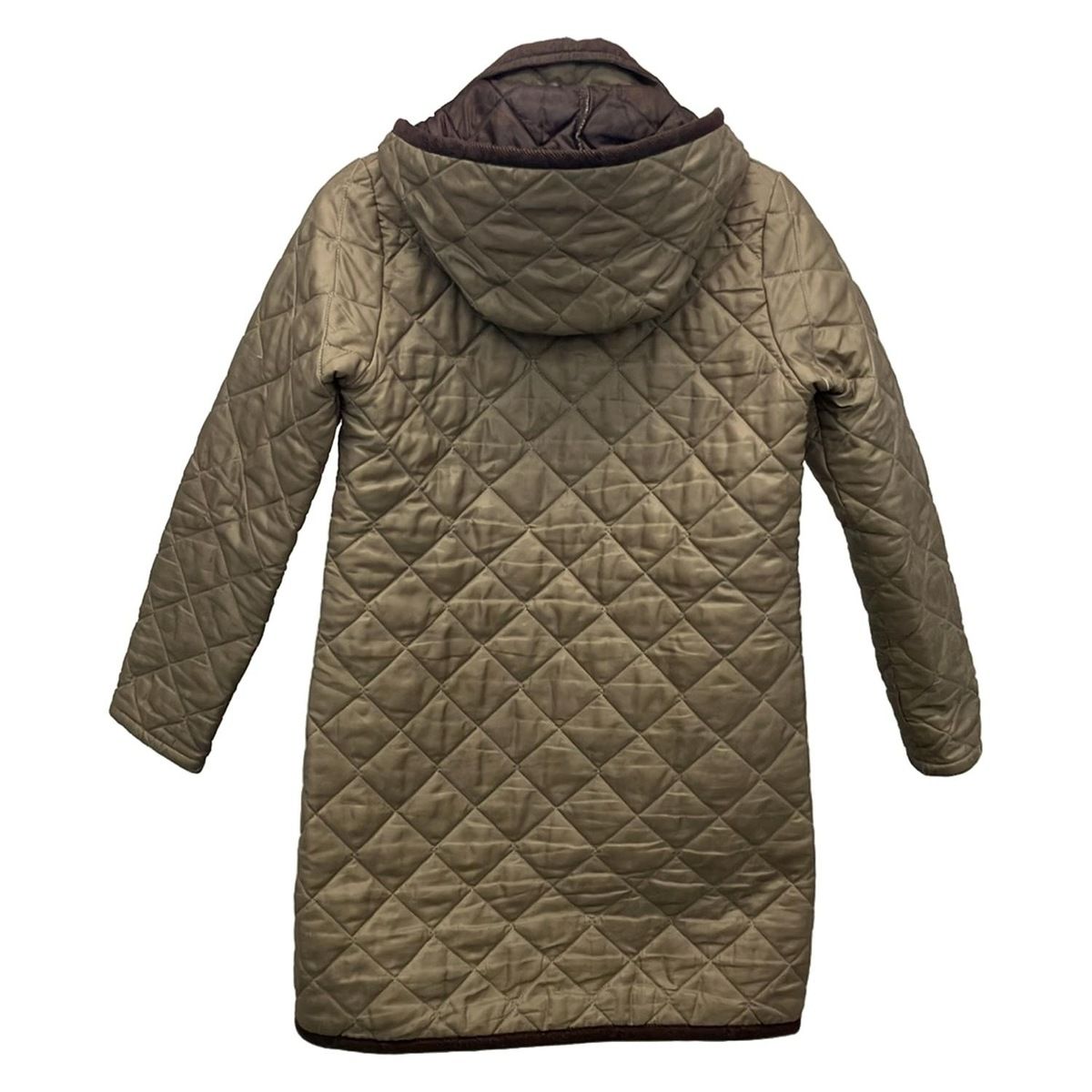 ラベンハム コート サイズ36 S レディース ベージュ×ダークブラウン コーデュロイ 中綿 冬物