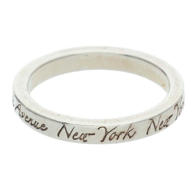 ティファニー ノーツ ナロー シルバーリング メンズ 11号 - メルカリ