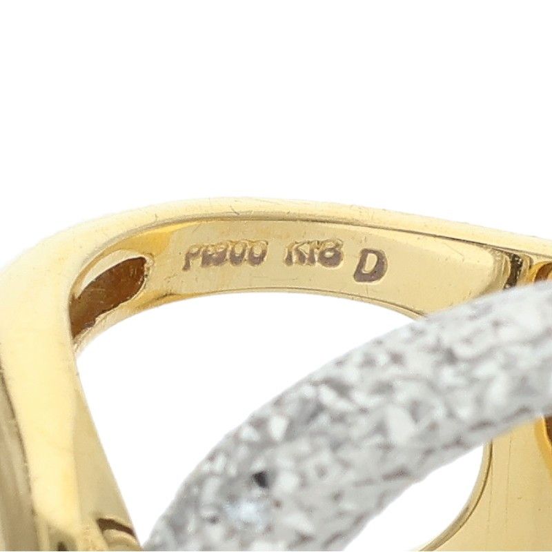アズタイム K18YG PT900コンビ1ダイヤリング メンズ 13号 - メルカリ