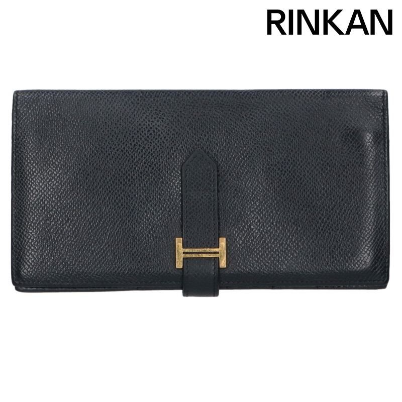 エルメス ベアンスフレ C刻印 G金具 ヴォーエプソン長財布 メンズ