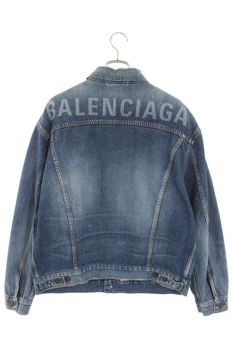 バレンシアガ 529177 TBP46 ダメージ加工バックロゴオーバーサイズ