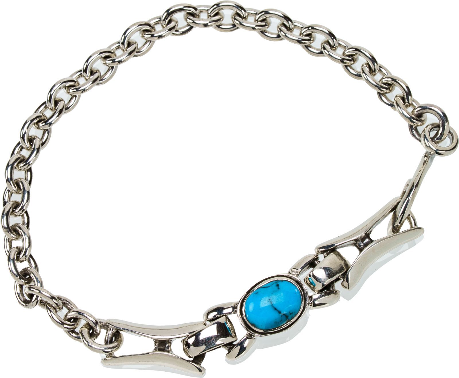  碧の守護石が導く静かな品格 ターコイズ シルバー925 チェーンブレスレット ブレスレット バングル アクセサリー