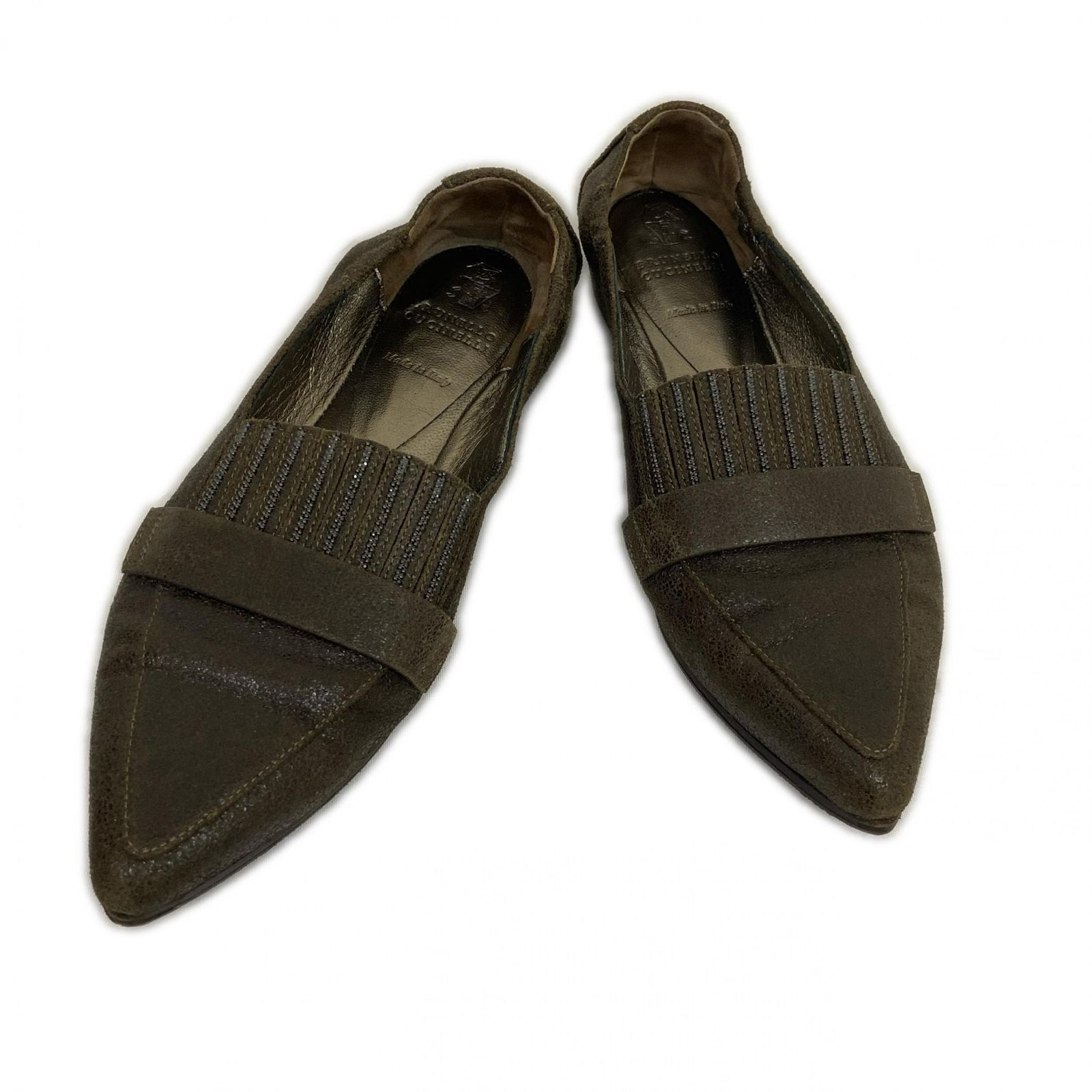 BRUNELLO CUCINELLI ブルネロクチネリ ポインテッド トゥ パンプス